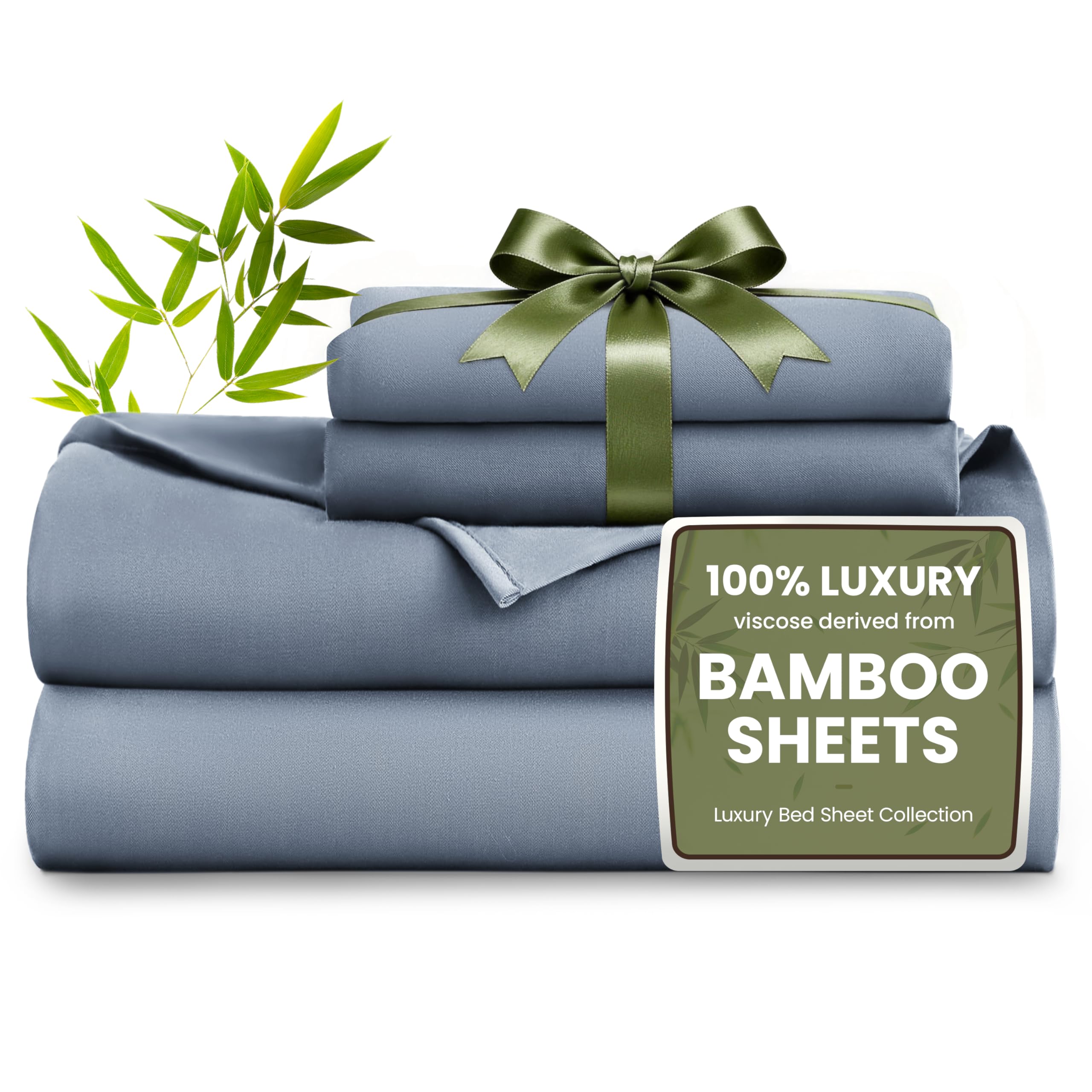 Love's cabin packaged king sheet set showing contents and color, quick selection benefit