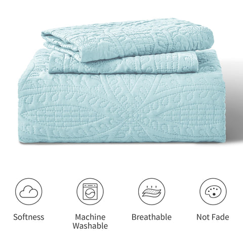 Love's cabin folded quilt in packaging showing compact storage convenience