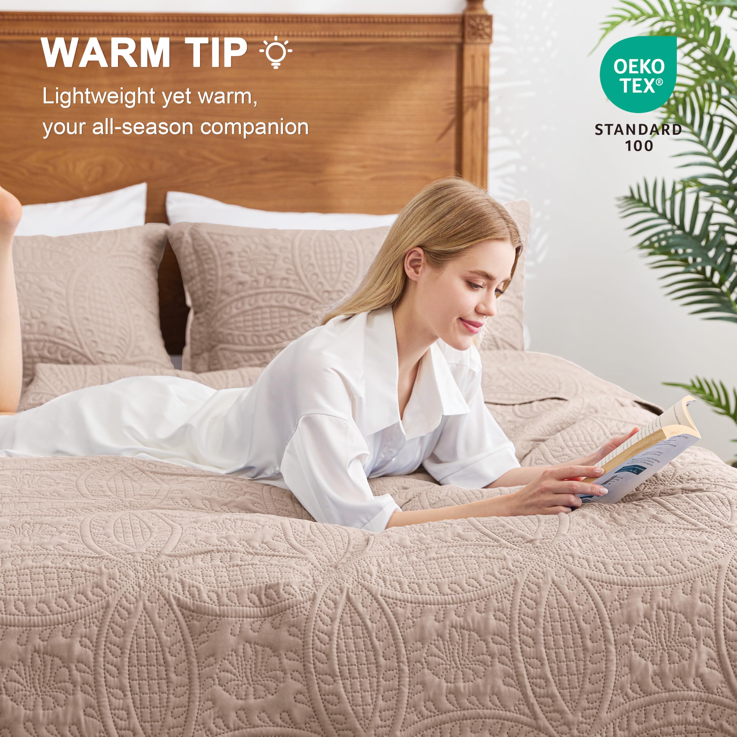 Love's cabin pillow shams front display showing matching color and neat fit