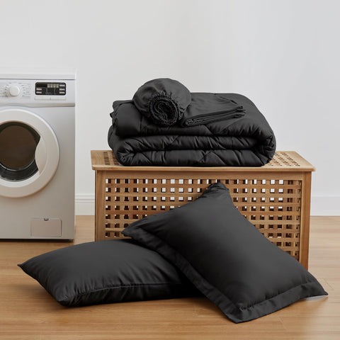 Love's cabin hands unboxing vacuum-packed comforter to restore loft and ease setup