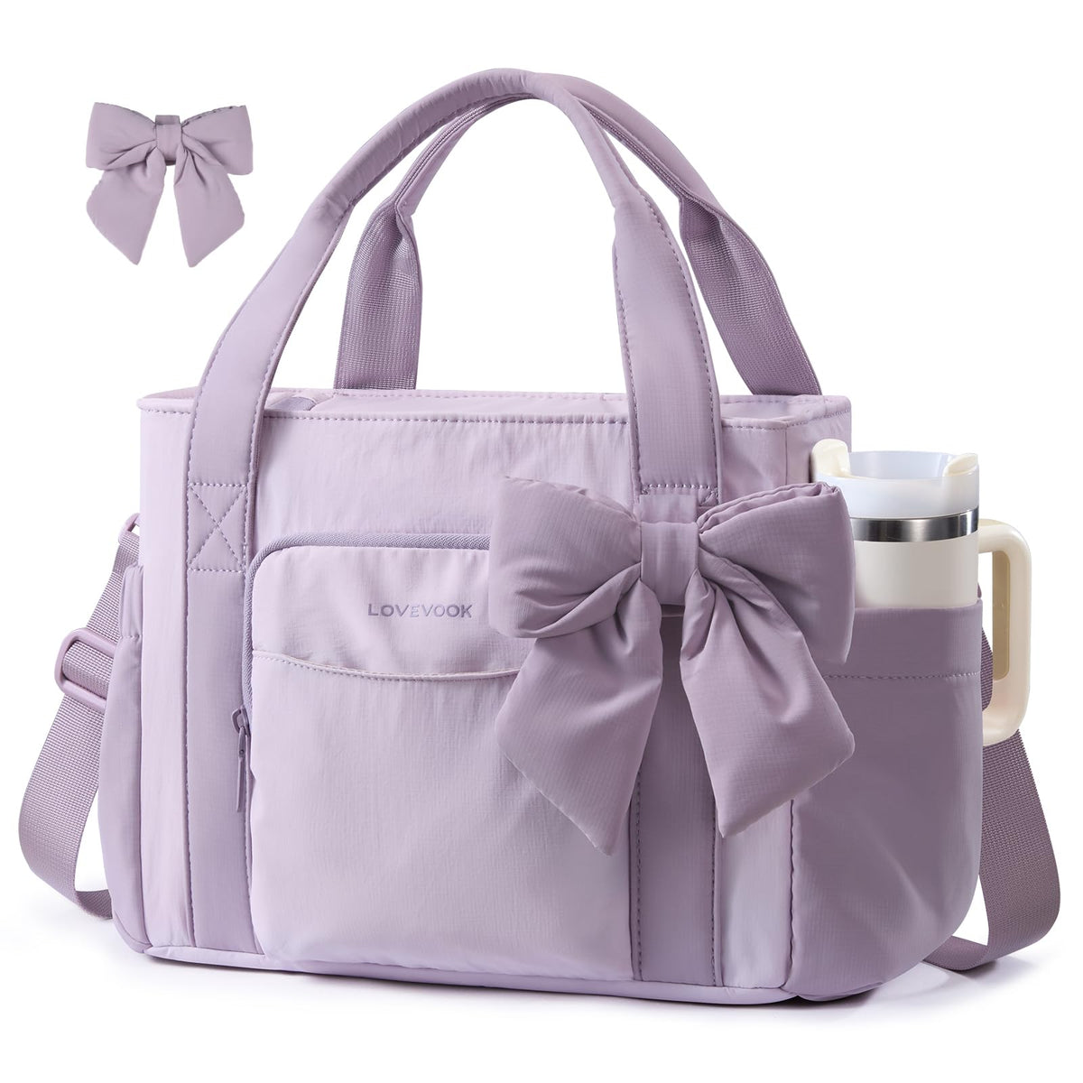 LOVEVOOK front view with bow, stylish look and functional cooler