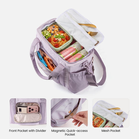 LOVEVOOK adjustable strap and handle detail for comfortable hands-free carry