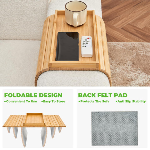 LOVYANXUE foldable tray stored upright showing compact storage advantage
