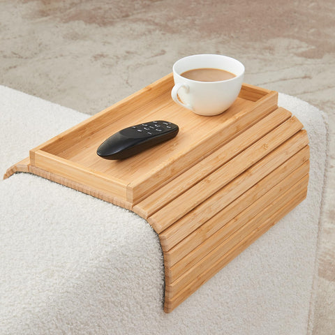LOVYANXUE lifestyle scene in living room showing accessible snacks and remote control