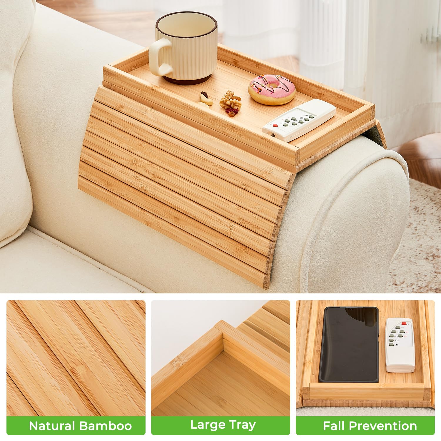LOVYANXUE bamboo grain and texture close-up illustrating natural, durable material