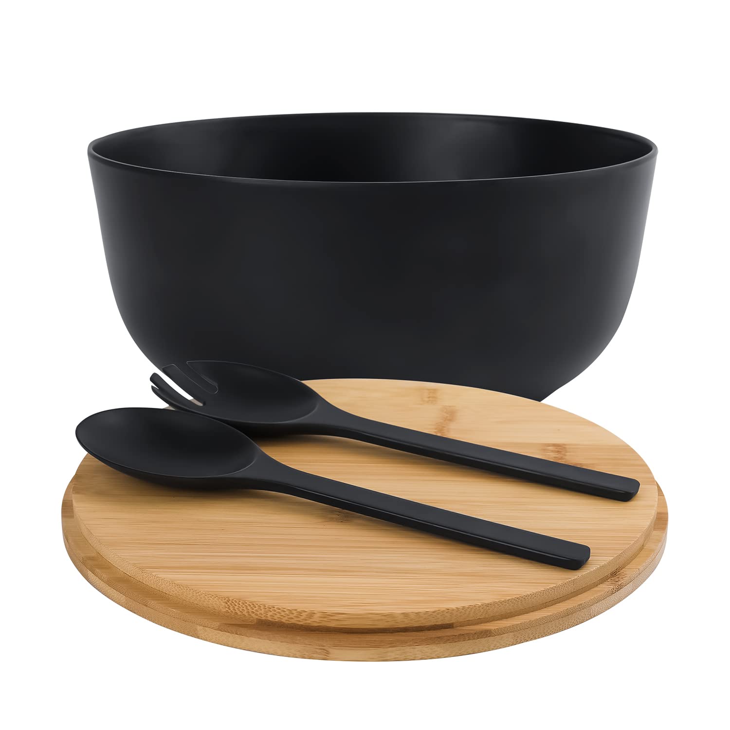 LOVYANXUE bamboo lid detail highlighting natural grain and secure utensil recess