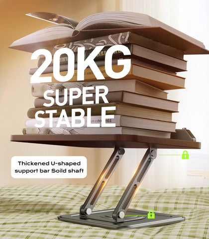 LOXP bedside lifestyle showing comfortable hands-free nighttime reading