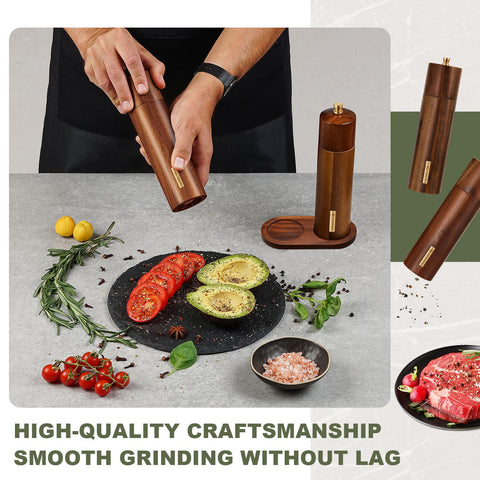 LOYIM adjustment knob detail showing ceramic grind control for precise seasoning