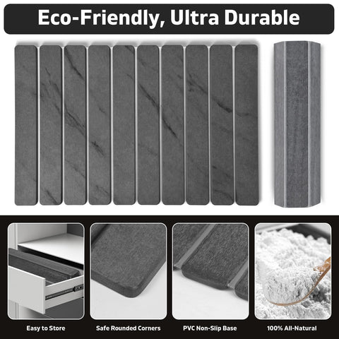 Lprmnnc mat shown under hot pan protecting countertop from heat
