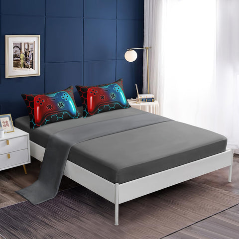 lris Bedding comforter on twin bed showing complete bedroom styling benefit