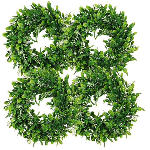 LSKYTOP front view wreath on door adds welcoming greenery