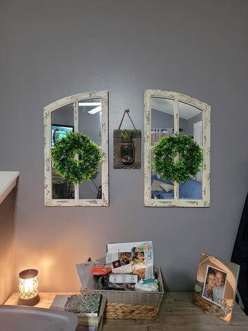 LSKYTOP side profile hanging on door showing slim lightweight benefit