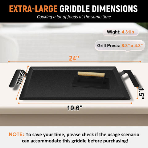 LTLUO close-up of pre-seasoned nitride surface demonstrating smooth non-stick finish benefit