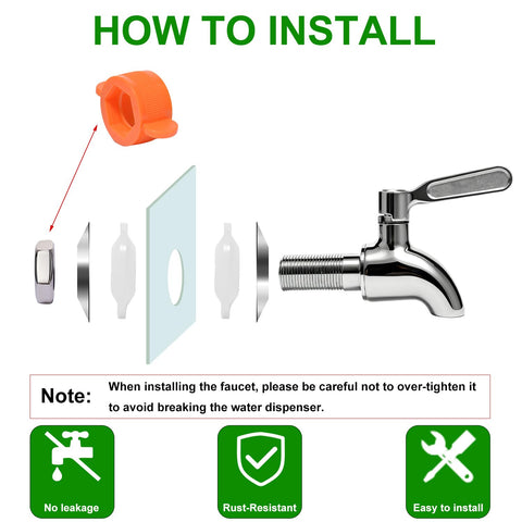 Ltzmcmy stainless steel spigot closeup highlighting smooth spill-free pouring