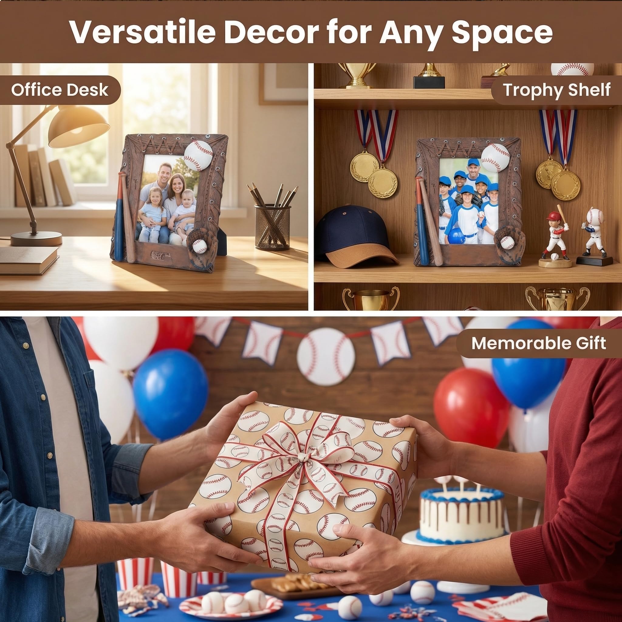 Luai Fashion lifestyle shelf display showcasing frame complimenting sports-themed decor