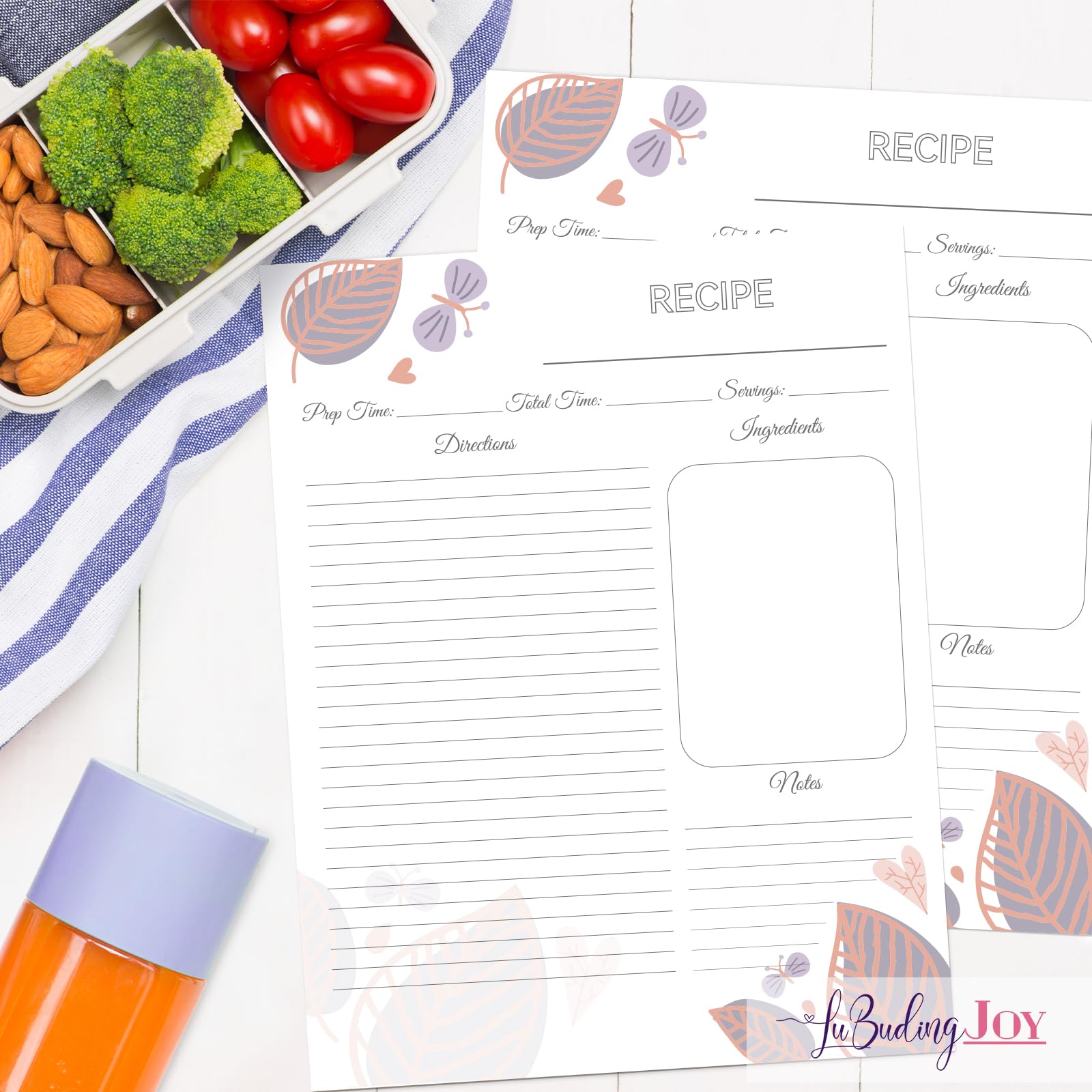 LuBudingJoy colorful dividers and adhesive tabs organize categories