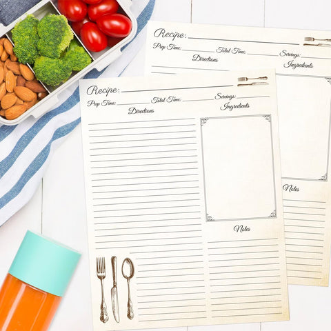 LuBudingJoy colorful dividers and labels for fast recipe organization