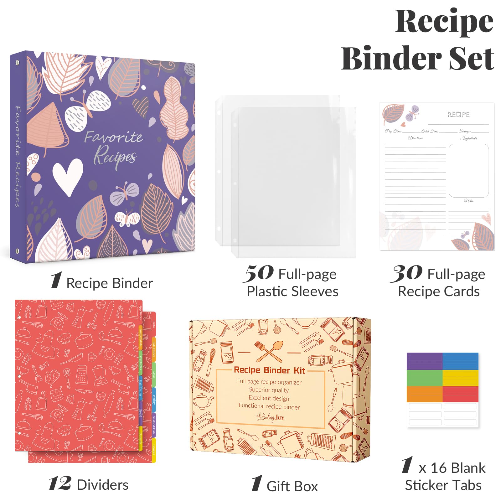 LuBudingJoy clear plastic sleeves protect pages from spills