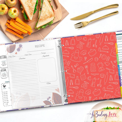 LuBudingJoy three-ring mechanism close-up ensures secure page holding