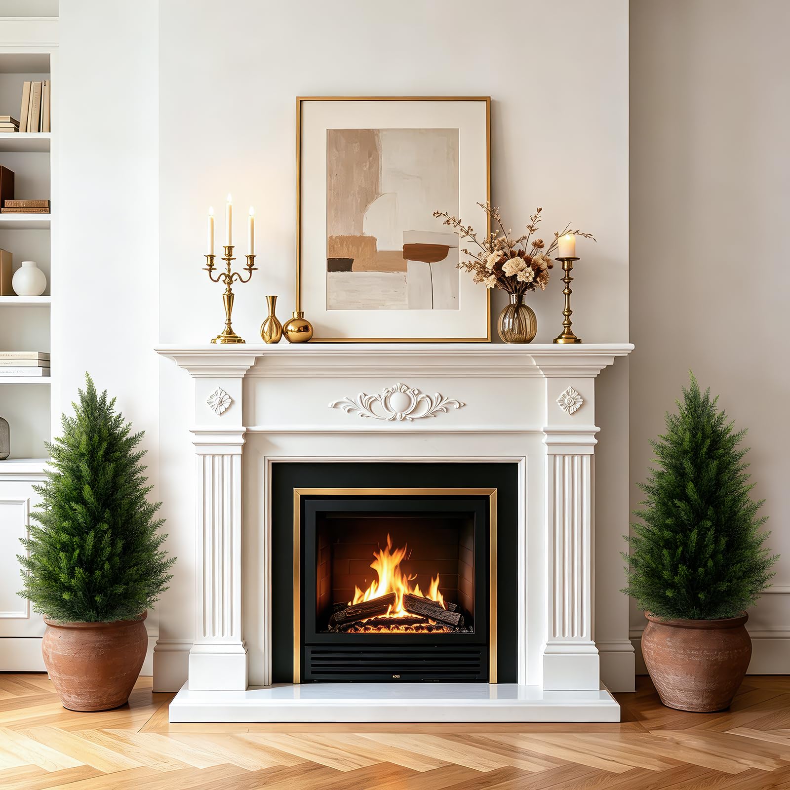 LuceAlberi tree next to door showing compact 36-inch scale and fit