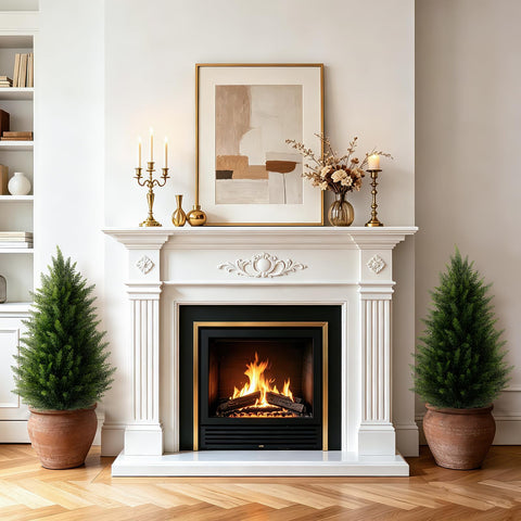 LuceAlberi tree next to door showing compact 36-inch scale and fit