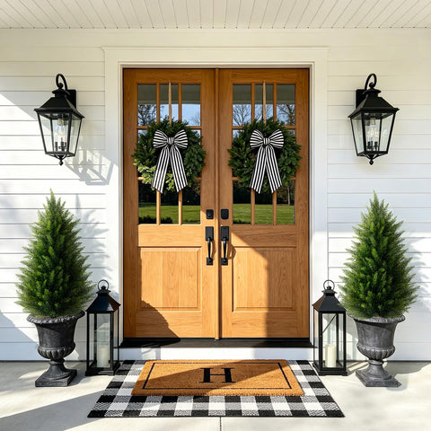 LuceAlberi decorated topiary with lights demonstrating holiday versatility