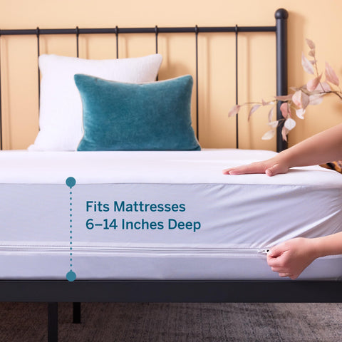 Lucid in bed lifestyle usage with comfortable, quiet sleeping surface