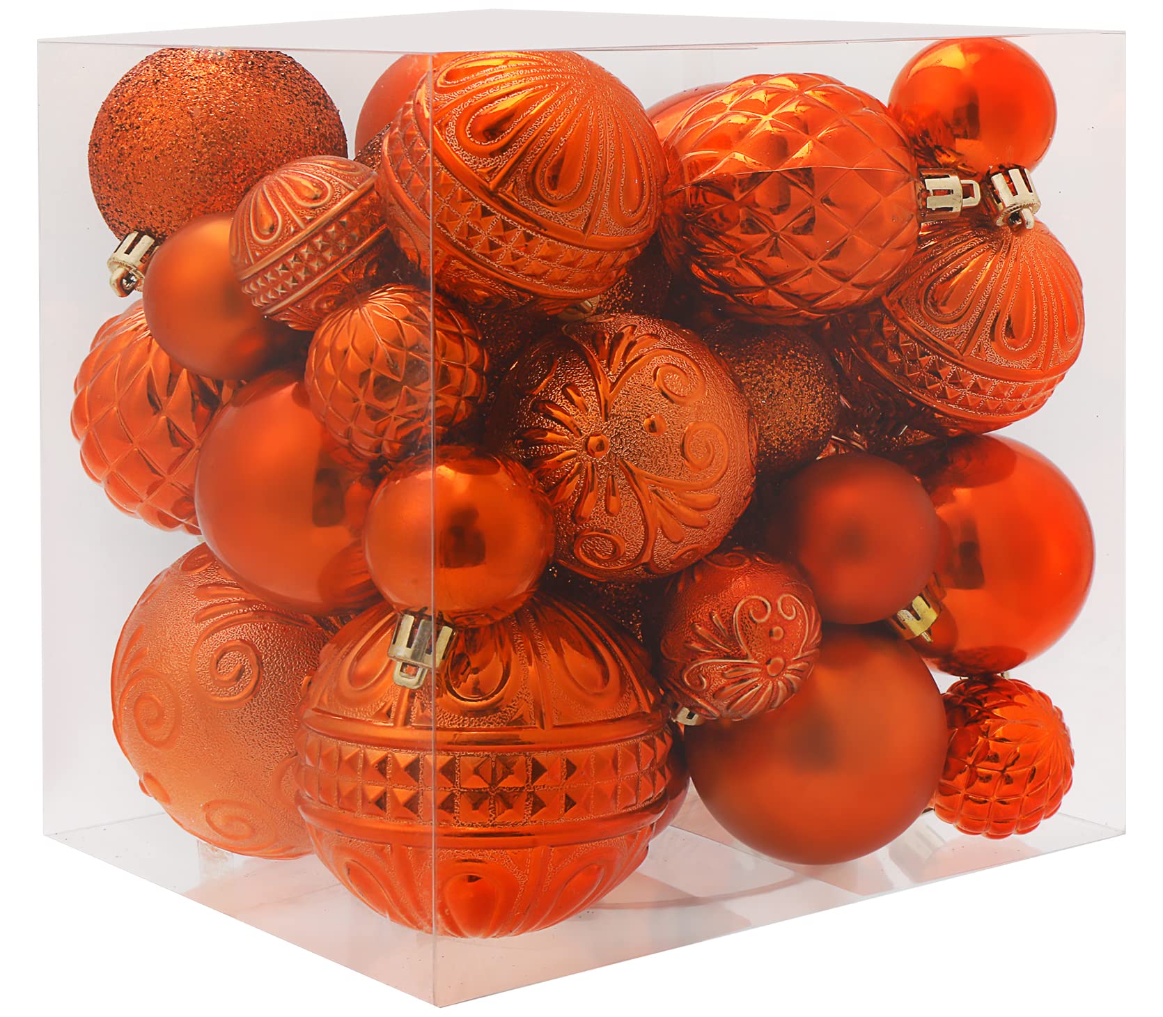 LUCKYCHRIS front packaging shot showing full 36-piece copper orange set and hang ropes