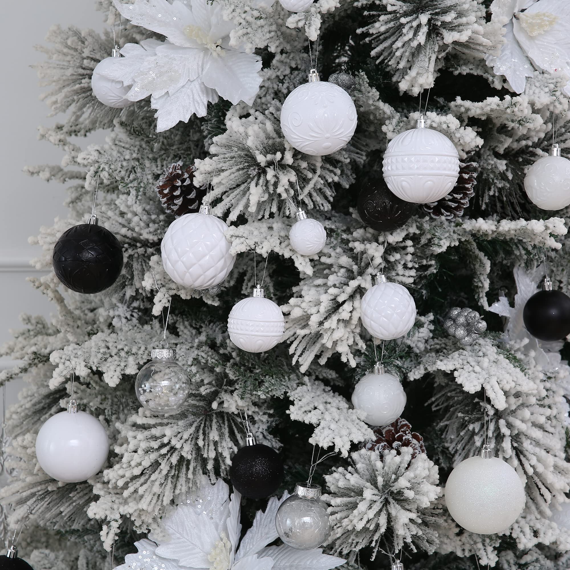 LUCKYCHRIS ornaments arranged on wreath showing easy seasonal accent use