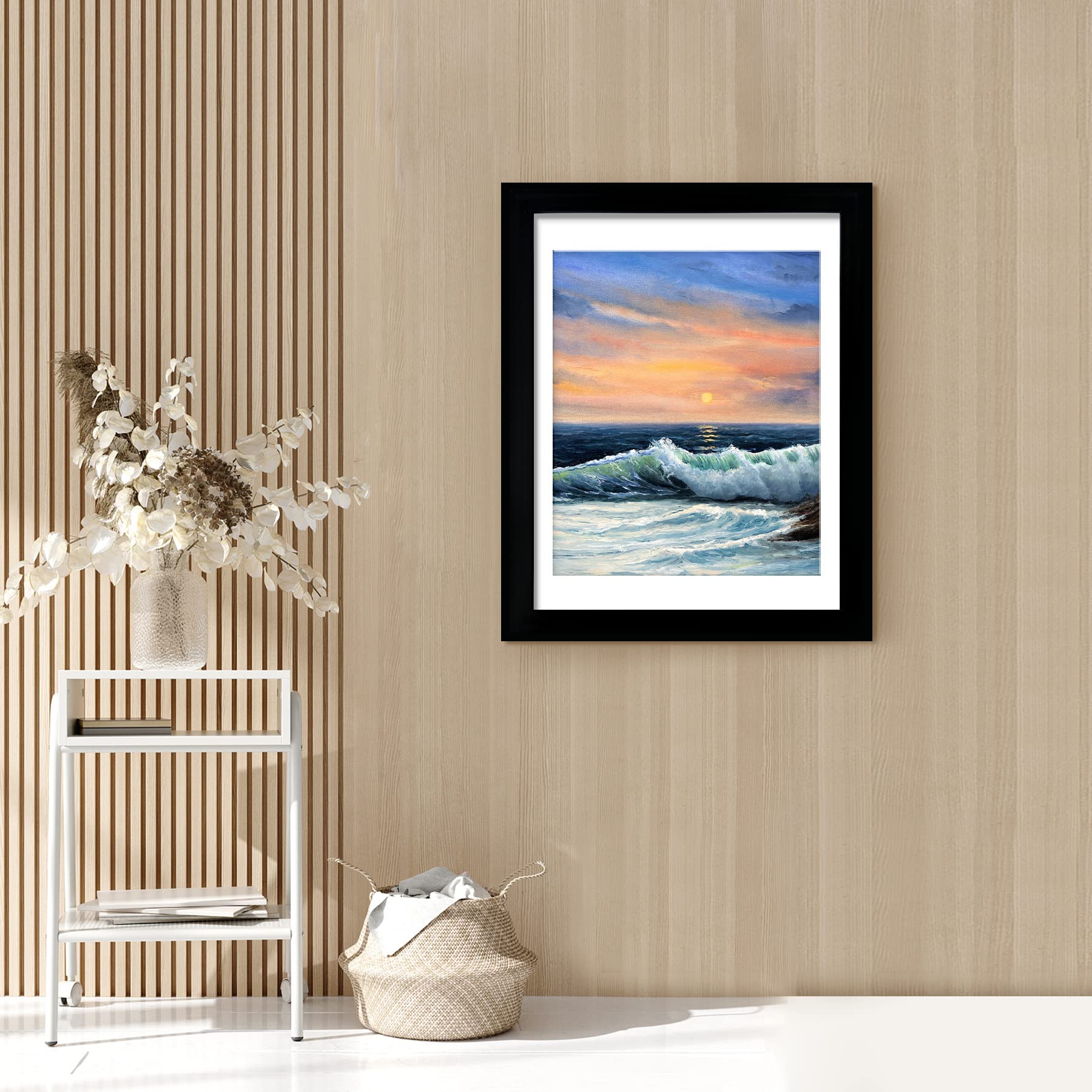 LUCKYLIFE frame displaying 16x20 matted print to show mat compatibility and precise fit