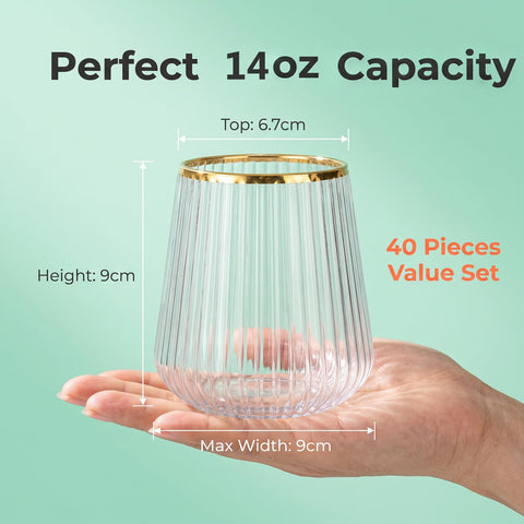 Lueumxc glass filled with red wine demonstrating clear presentation benefit