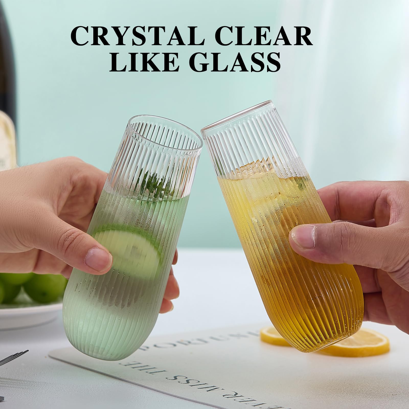 Lueumxc styled table setting for weddings showcasing classy disposable glassware