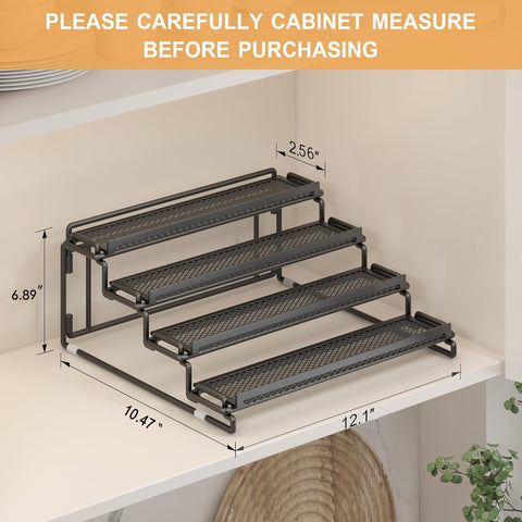 LUHENPING inside cabinet setup with jars demonstrating tidy, accessible storage