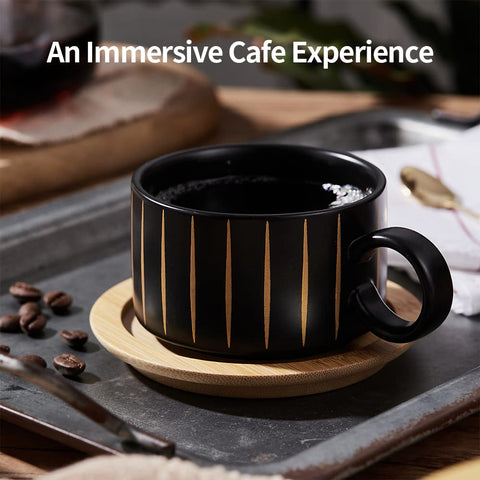 LUKA set on cafe table conveying professional presentation