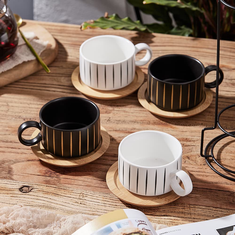 LUKA saucer edge and pattern label showcasing classic design