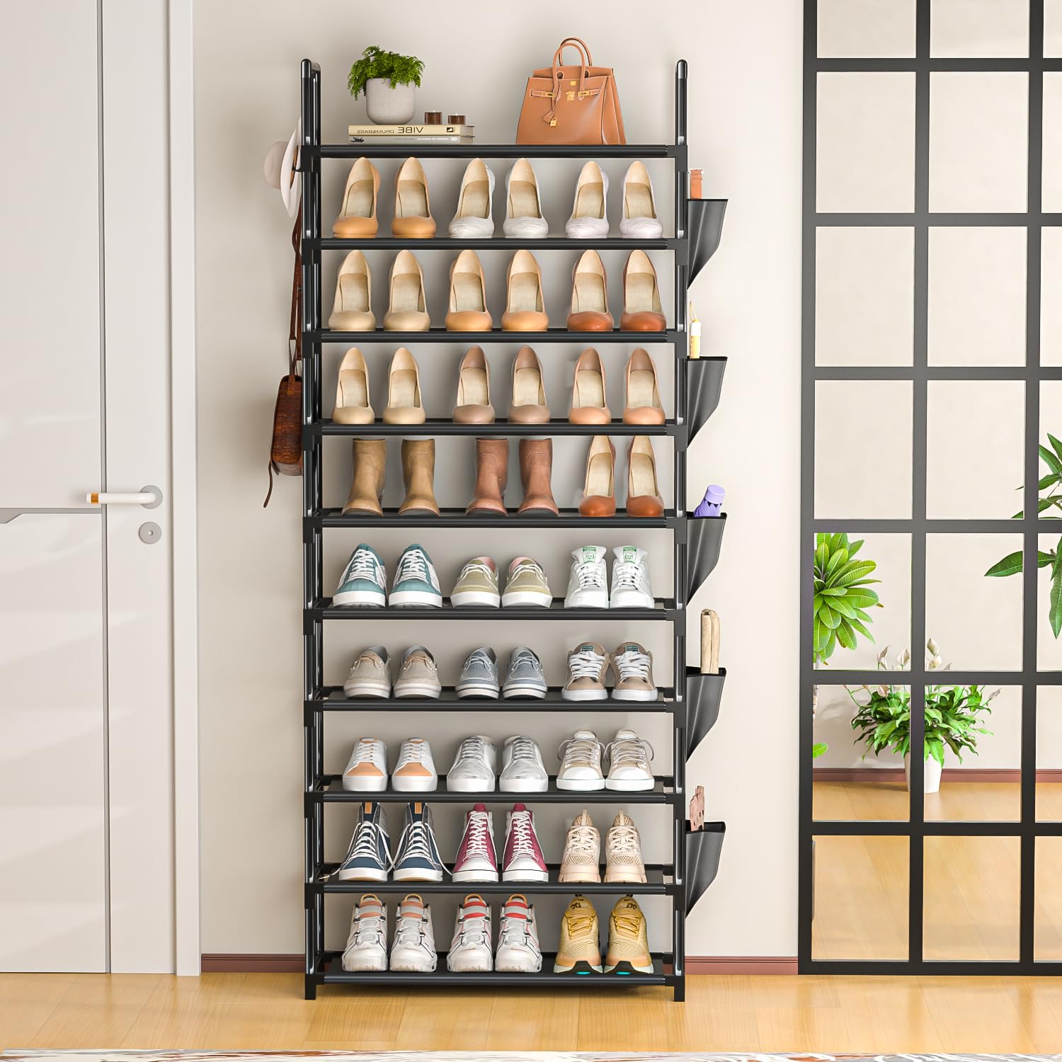 LUKYTOWER detachable tier being removed to customize shelf height