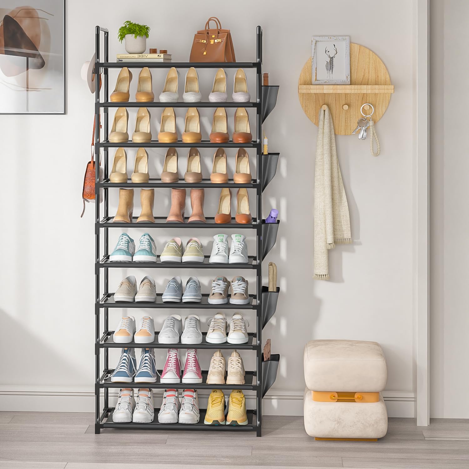 LUKYTOWER used in garage storing boots and small gear neatly