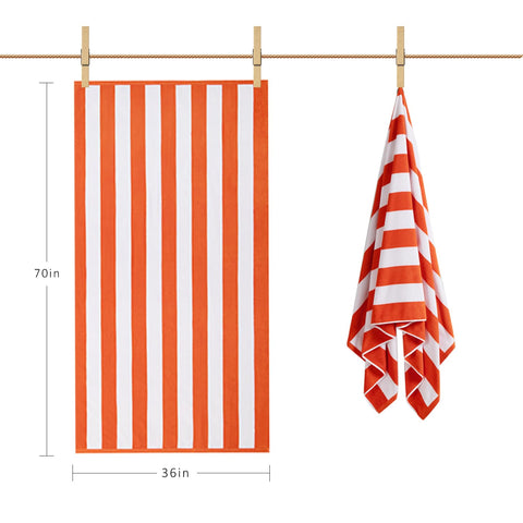 LULUHOME towel on sand demonstrating large coverage and comfortable lounging