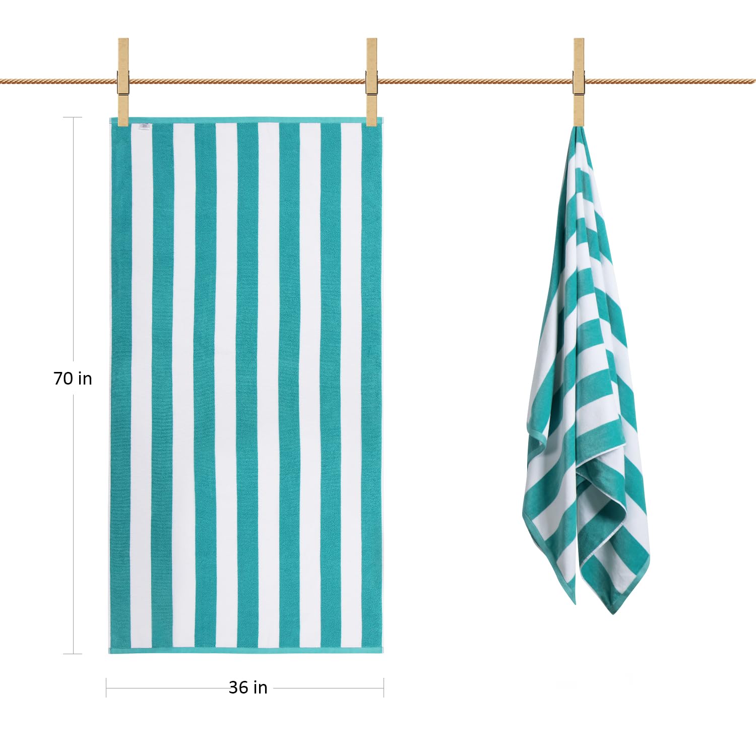 LULUHOME towel laid on sand demonstrating beach-ready comfort