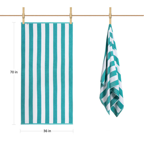 LULUHOME towel laid on sand demonstrating beach-ready comfort
