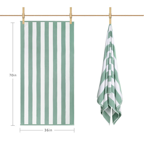 LULUHOME towel spread on pool lounge illustrating coverage and comfort
