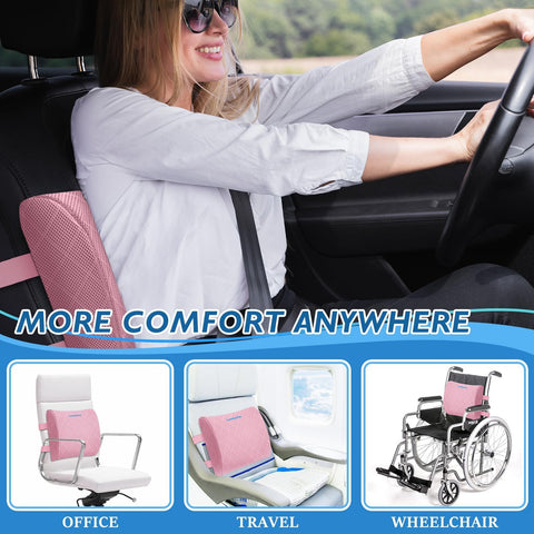 LumbarPal breathable mesh cover with zipper for easy cleaning benefit