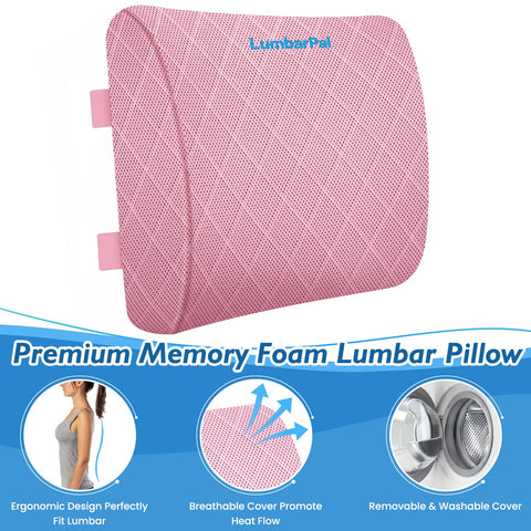 LumbarPal side profile highlighting contoured design for lumbar alignment