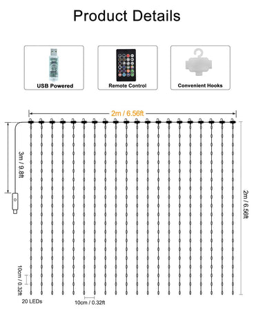 LumBelle hanging beside furniture for scale showing coverage and visual impact benefit