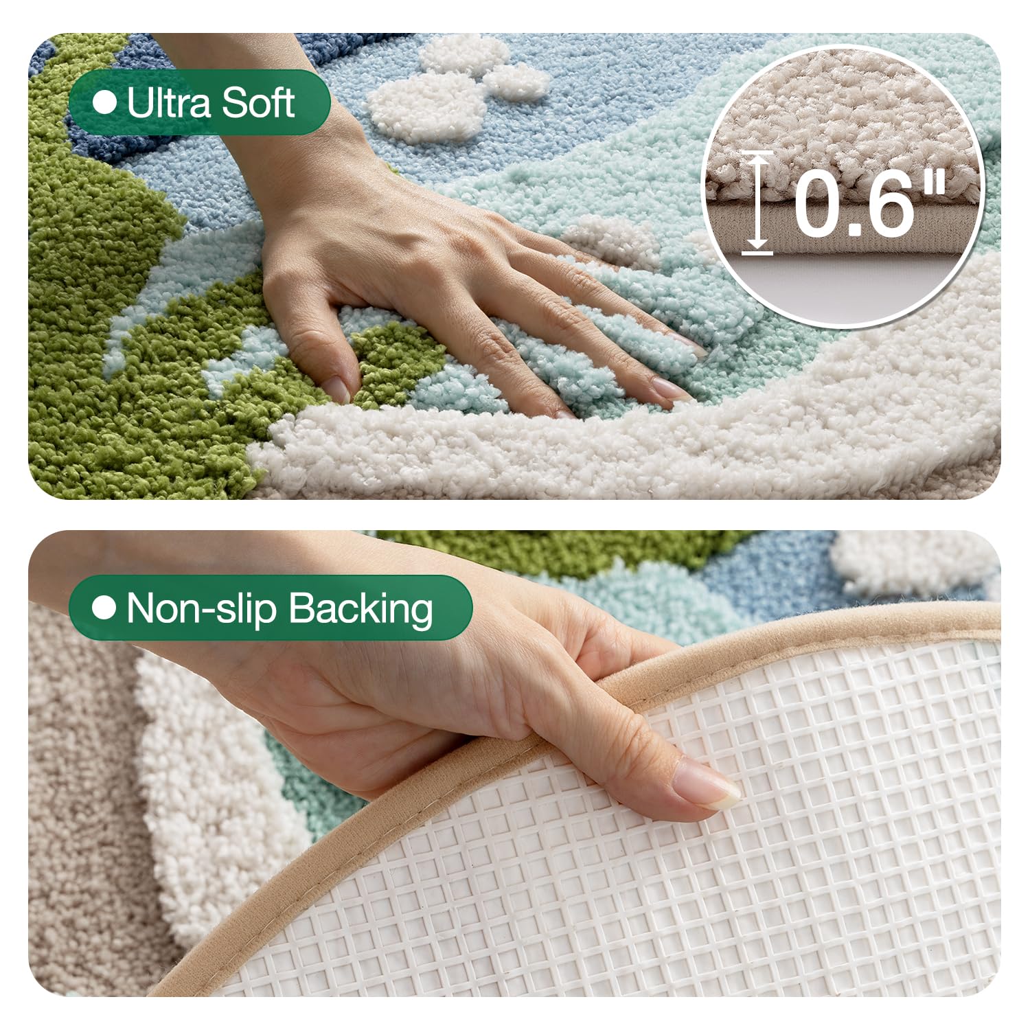 LUMI microfiber fiber close-up demonstrating fast water absorption