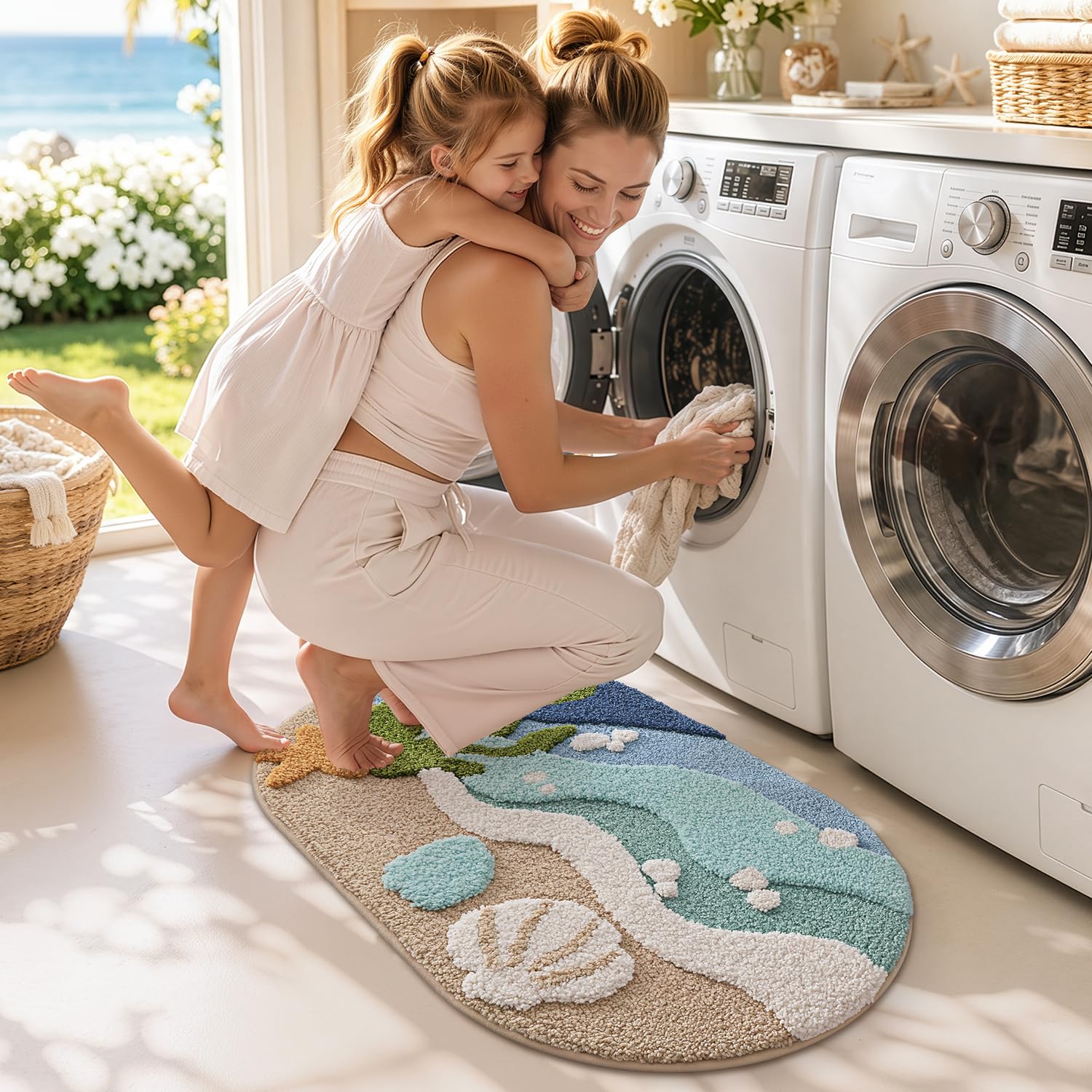 LUMI mat in a kitchen entryway showing versatile use and protection