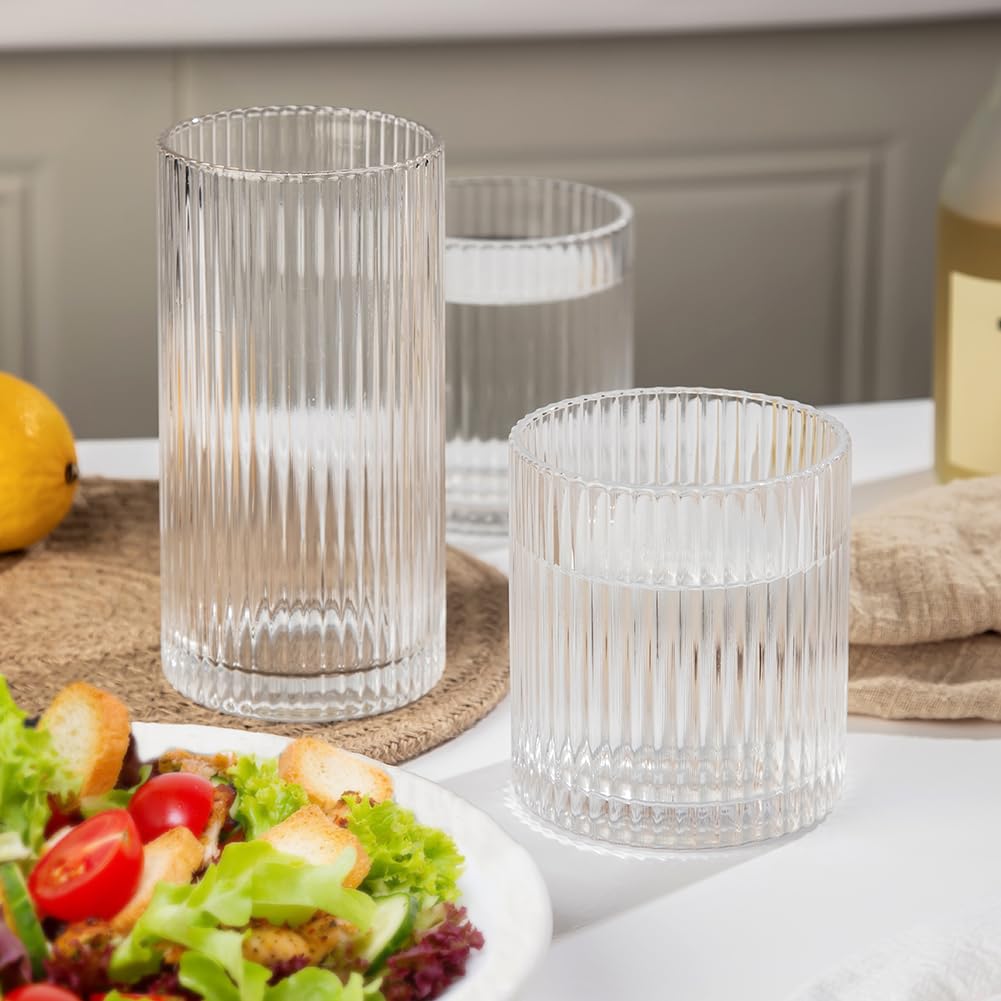Lumkit glasses arranged on table showing how they elevate dining