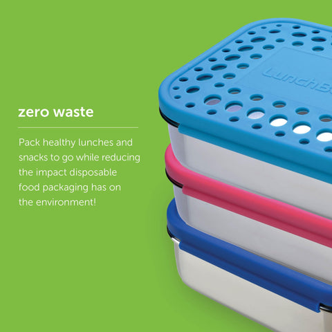 LunchBots Cinco packed inside a school backpack showing real-world convenience benefit