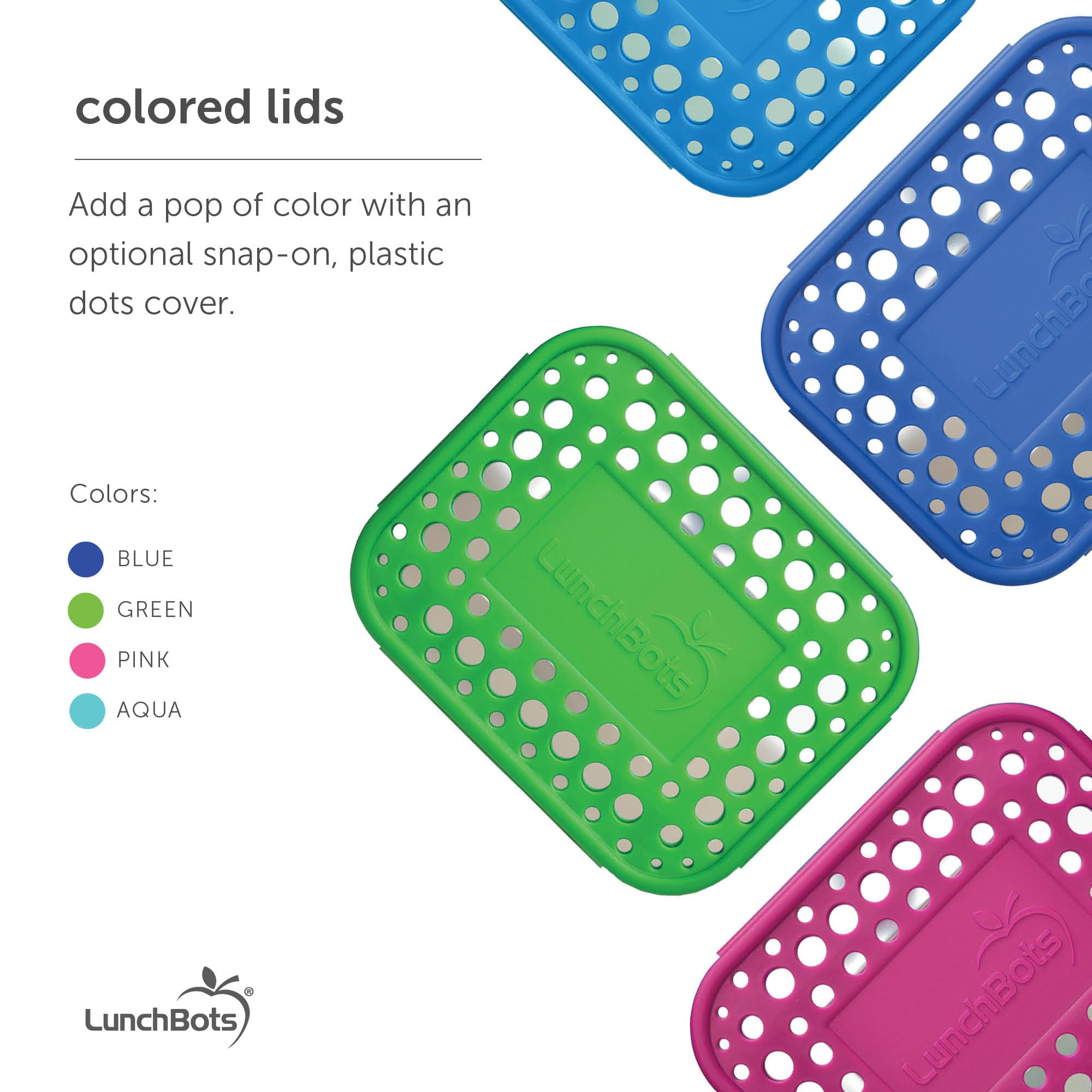 LunchBots Cinco side profile highlighting 1.75-inch height for slim storage benefit