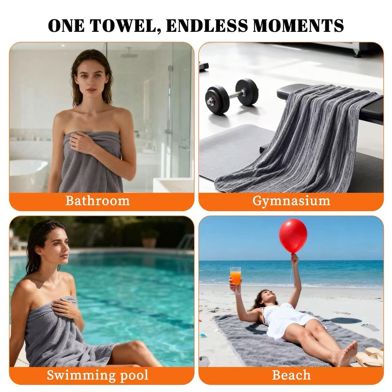 Lunoku towels in laundry basket showing machine-wash convenience benefit